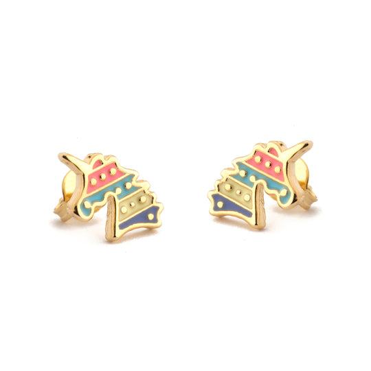 Enchanting Unicorn Studs