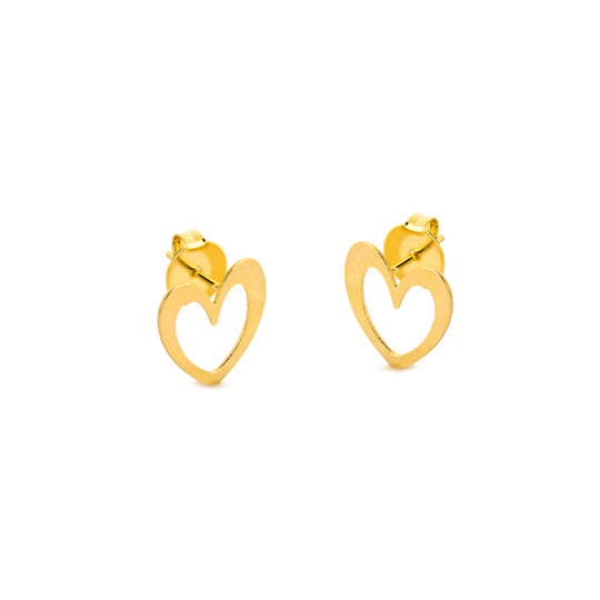 Open Heart Earrings