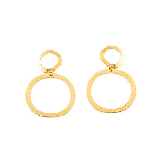 Double Circle Earrings