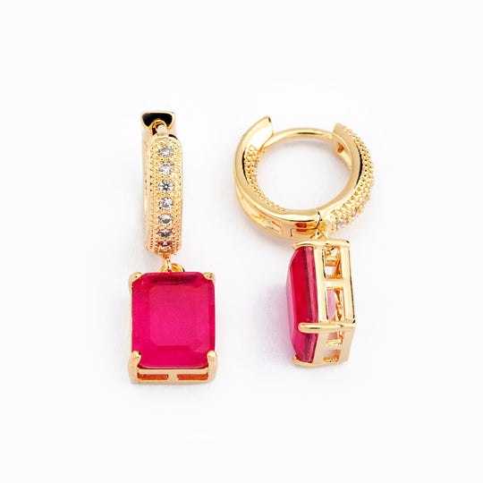 Square Drop Earrings
