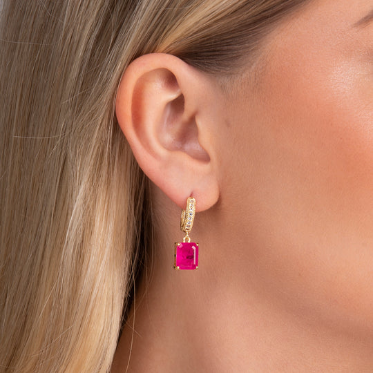 Square Drop Earrings