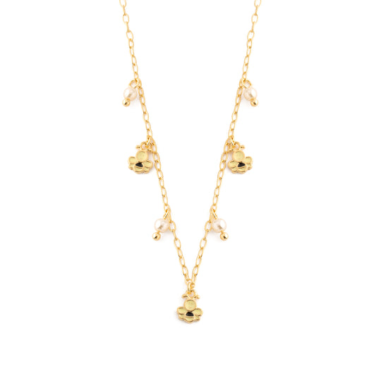 Bees and Pearls Necklace