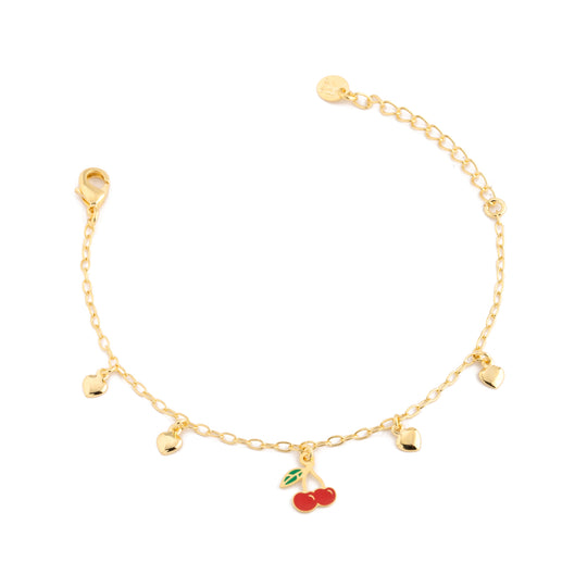 Cherry Charm Bracelet