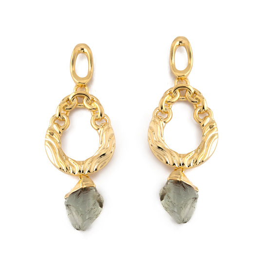 Organic Stone Earrings