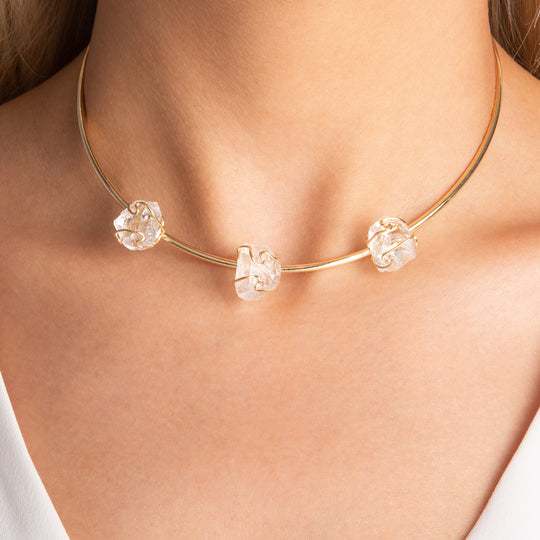 Triple Stone Choker