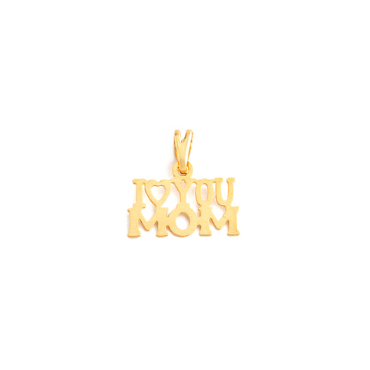 "I Love Mom" Pendant