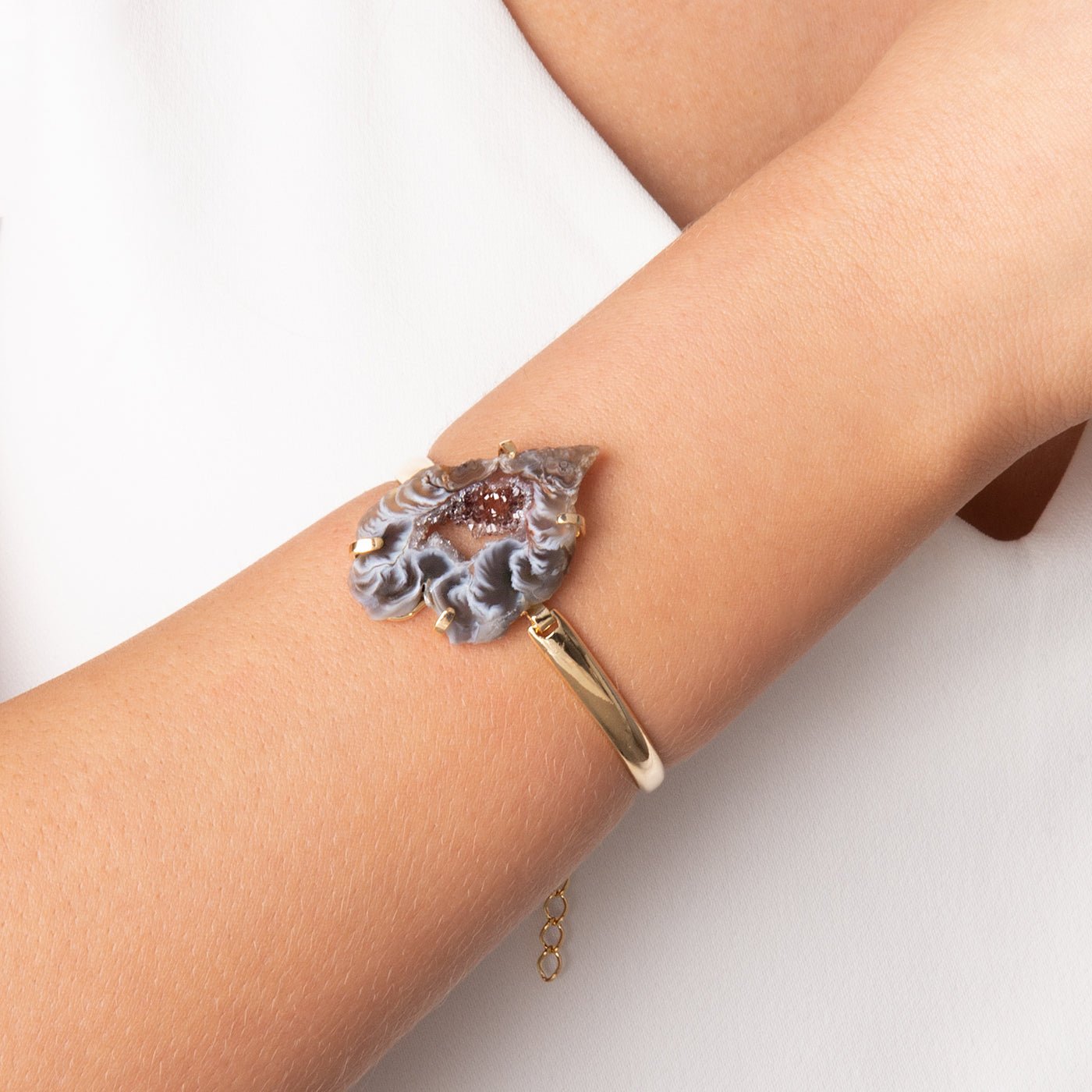Agate Geode Bracelet
