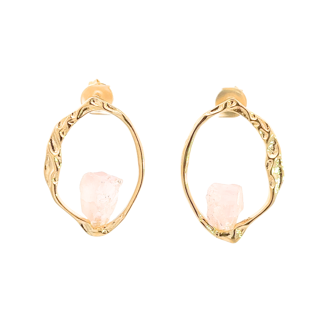 Organic Stone Earrings