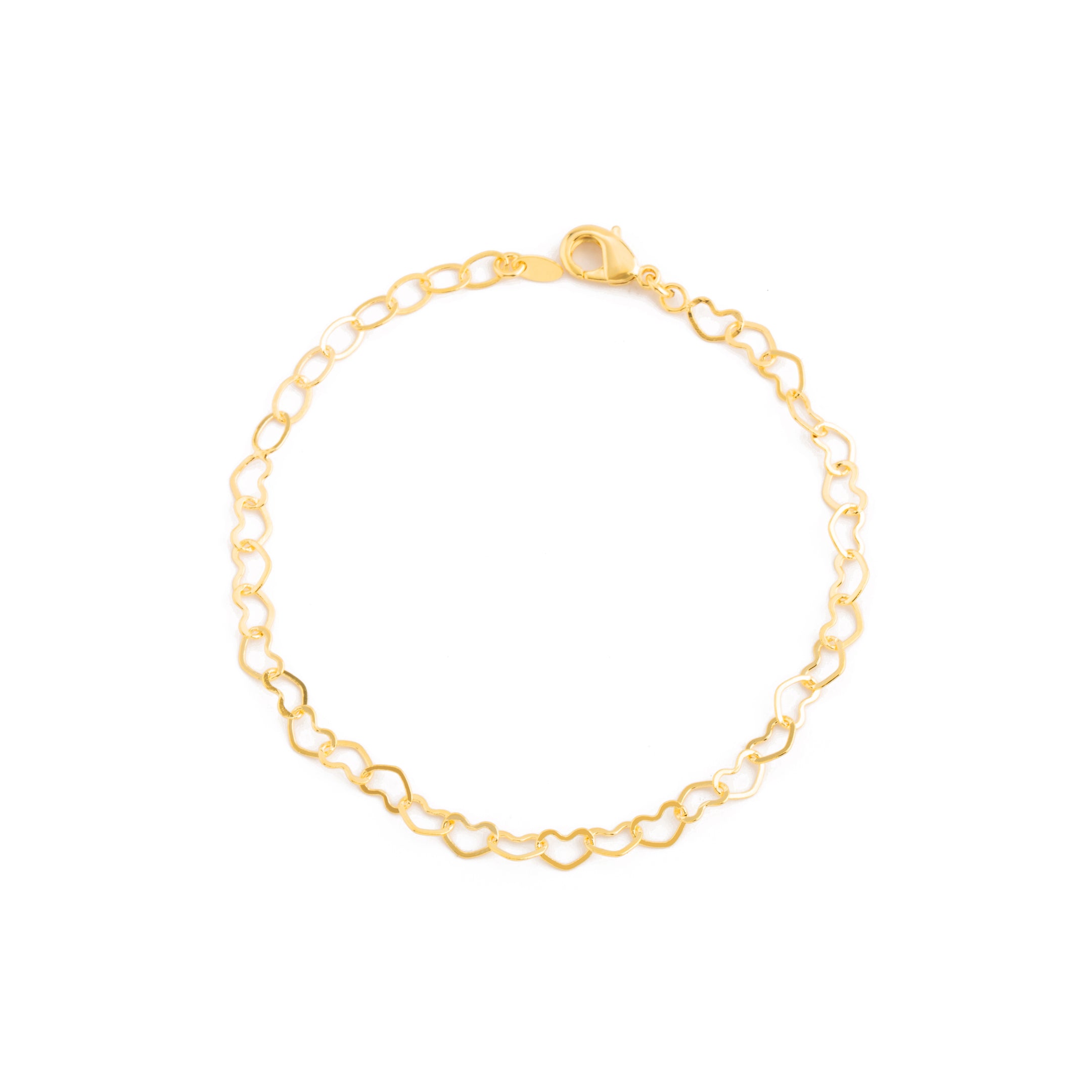 Heart Chain Bracelet