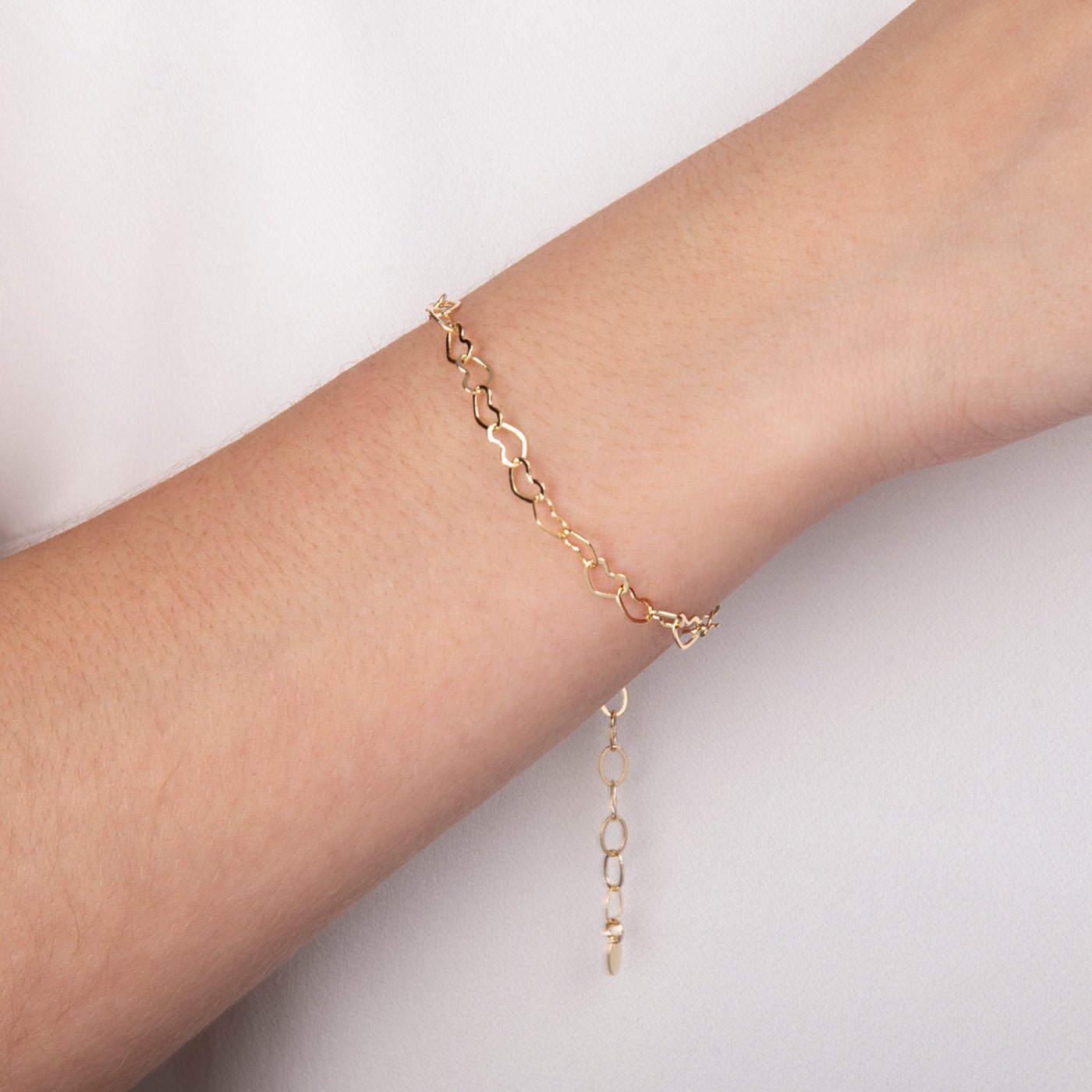 Heart Chain Bracelet