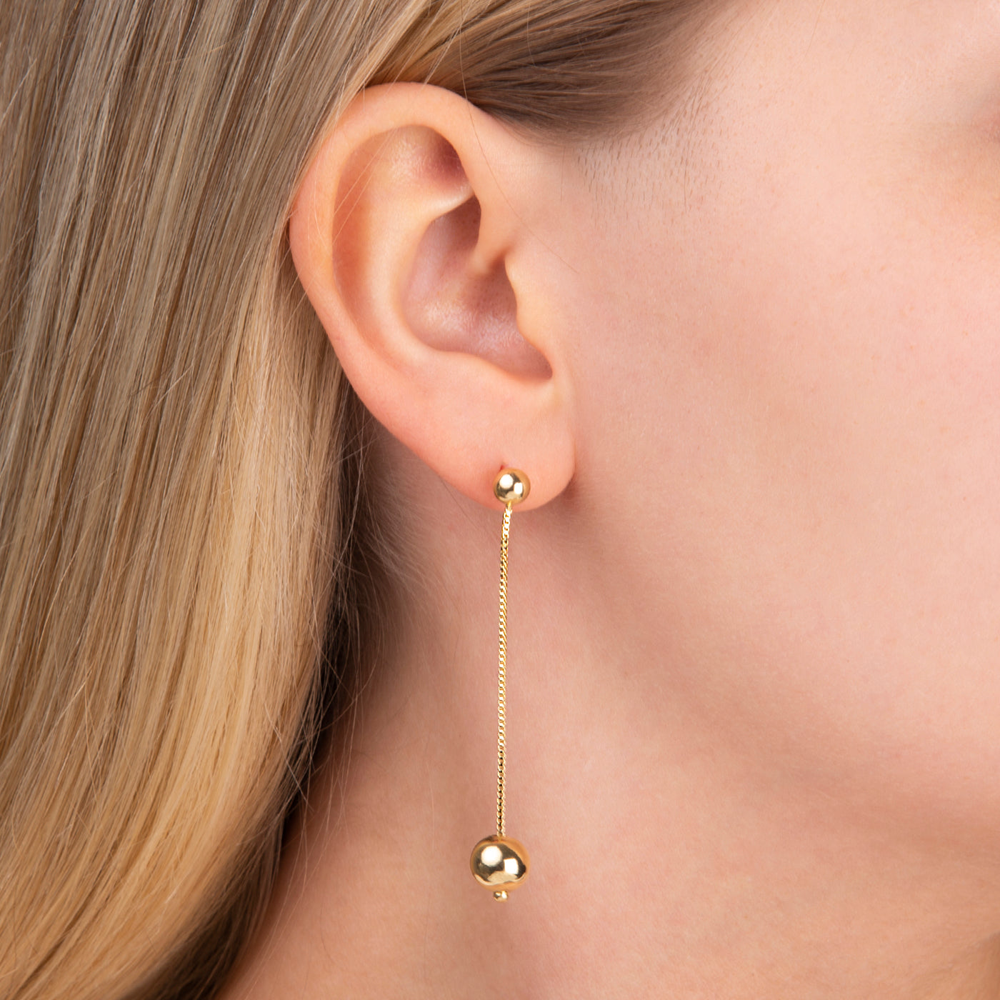 Sphere Drop Earrings