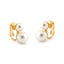 Double Pearl Clip-On Earrings