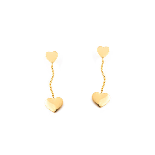 Classic Heart Dangles Earrings