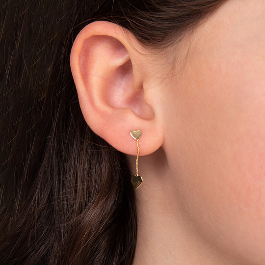 Classic Heart Dangles Earrings