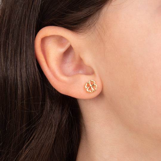 Lucky Clover Studs
