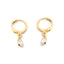 Crystal Drop Hoops