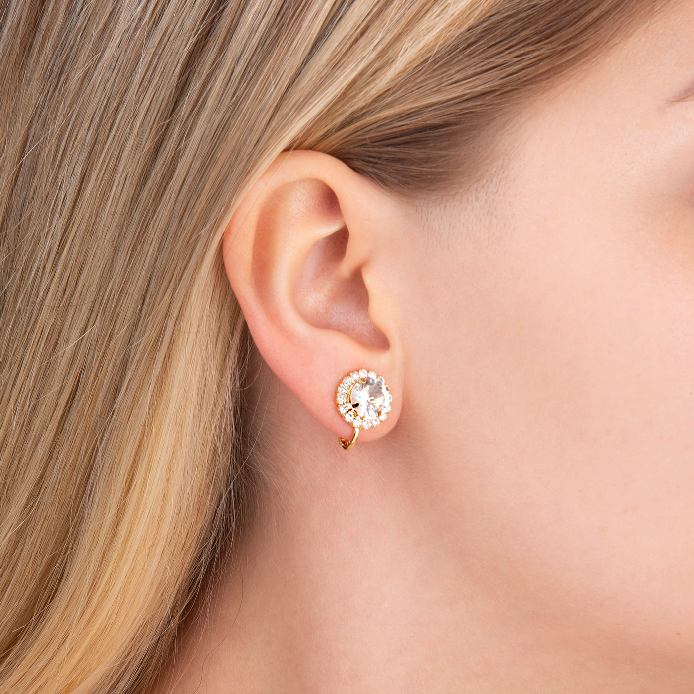 Crystal Clip-on Earrings