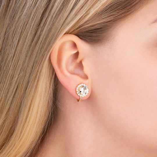 Crystal Clip-on Earrings