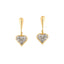 Heart Drop Earrings