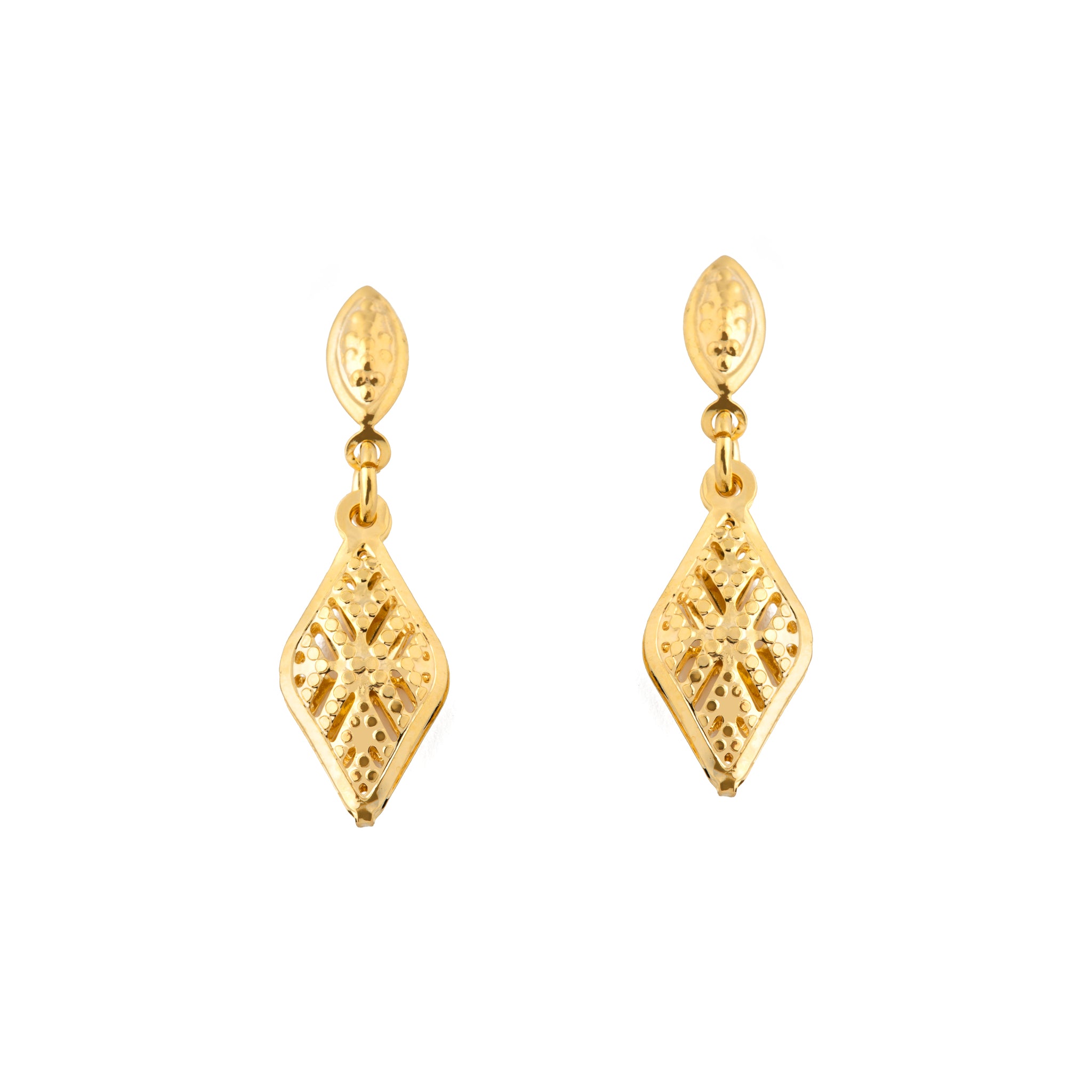 Diamond-cut Earrings