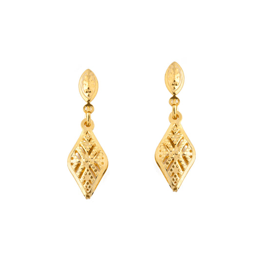 Diamond-cut Earrings