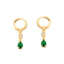 Emerald Hoops