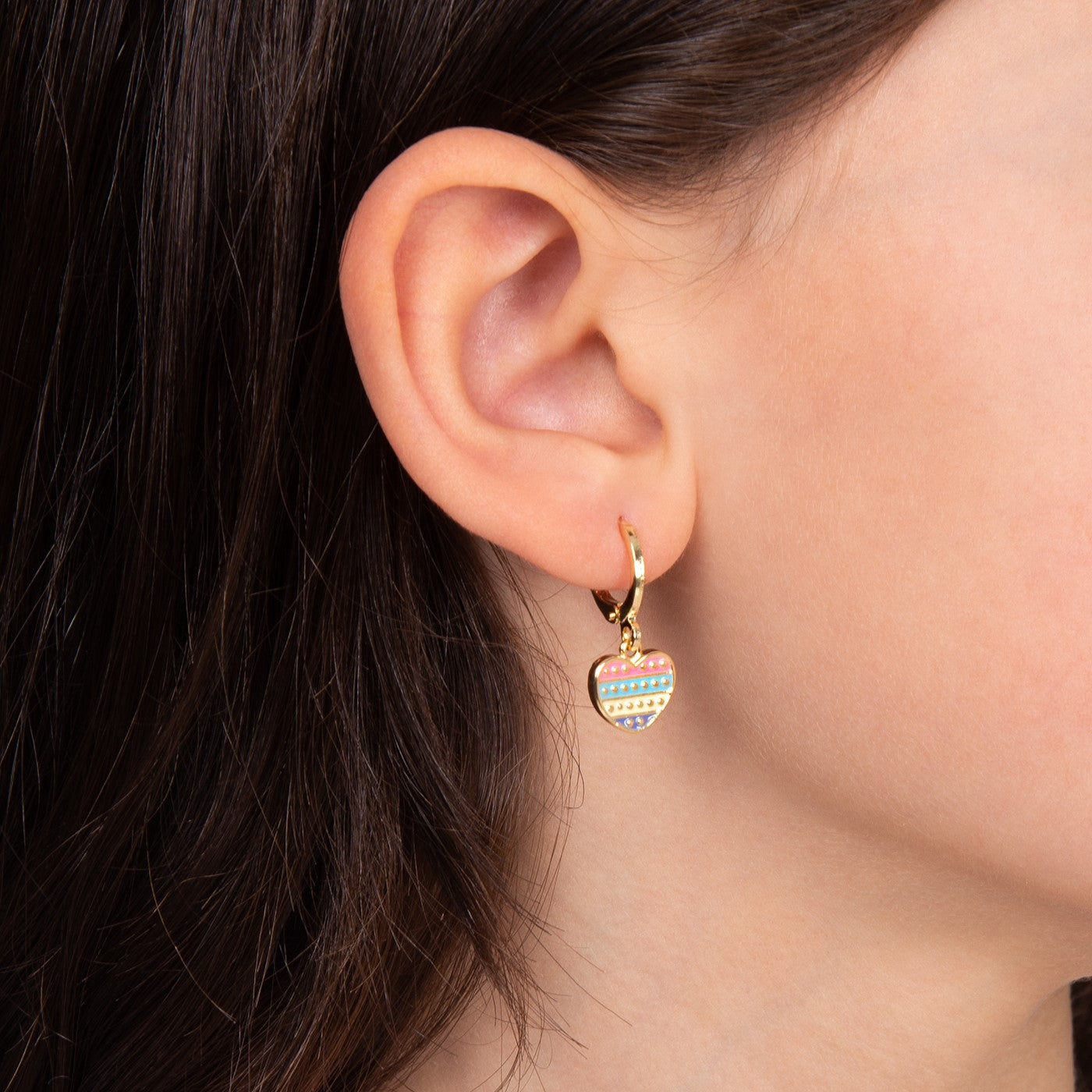 Rainbow Hearts Hoops