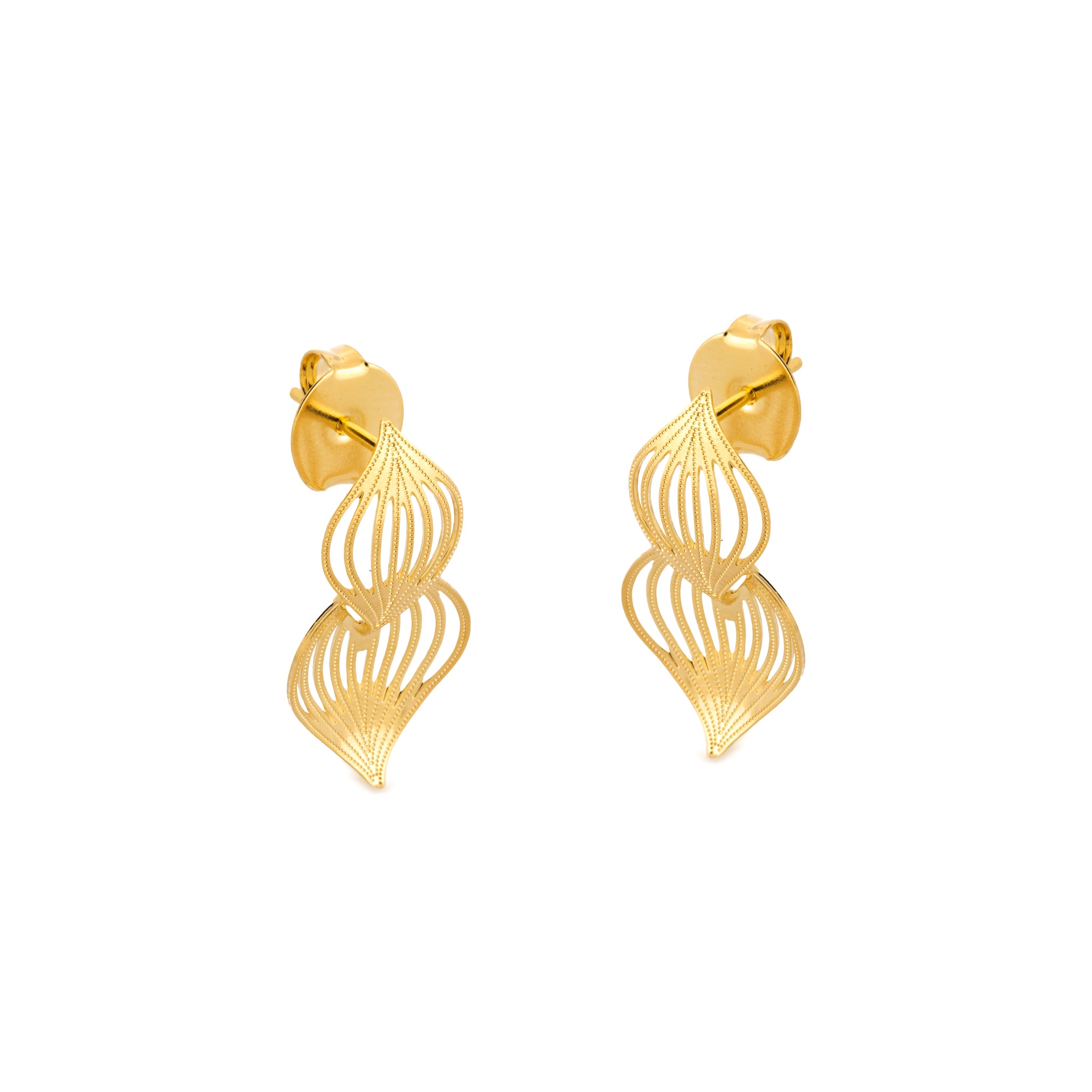 Spiral Drop Earrings