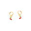 Cherry Charm Hoops