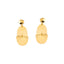 Gold Fan Earrings
