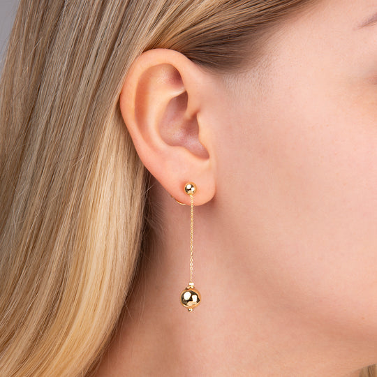 Sphere Drop Earrings