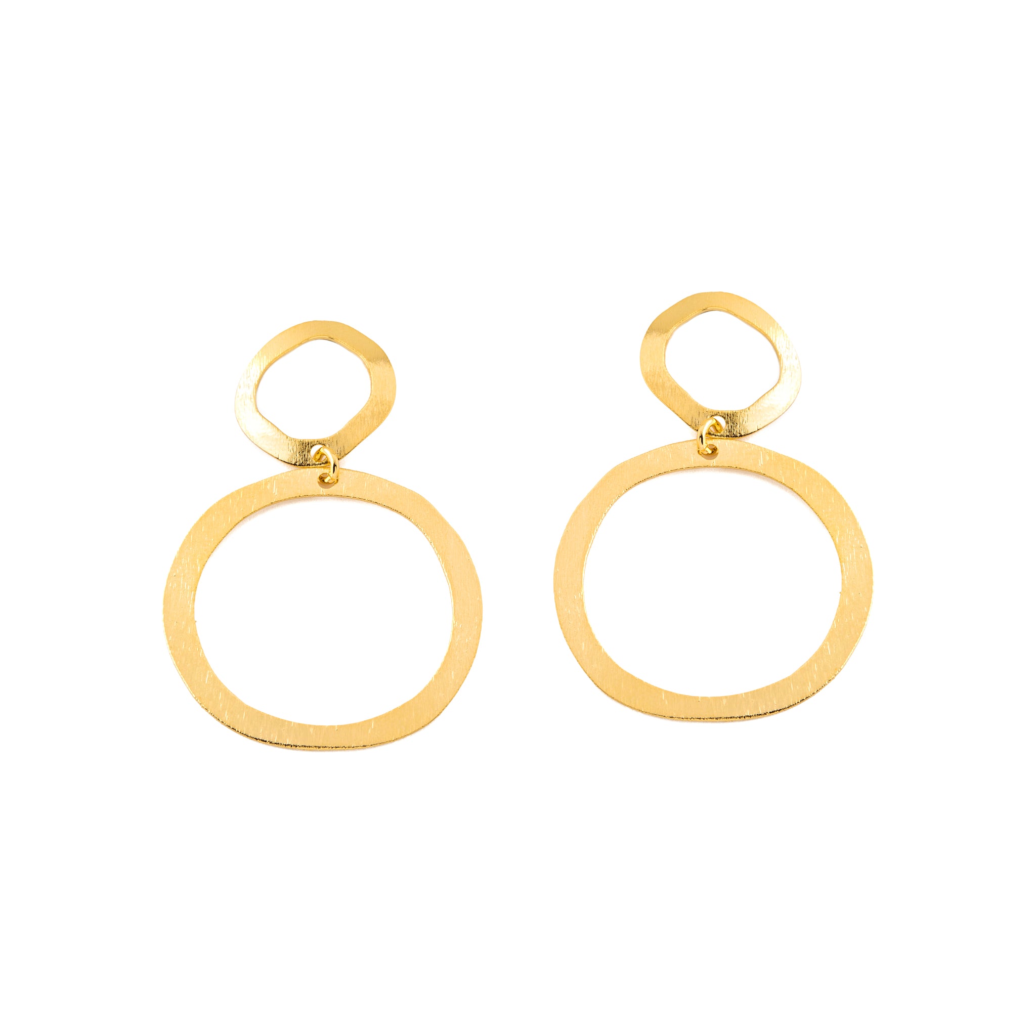 Double Circle Earrings