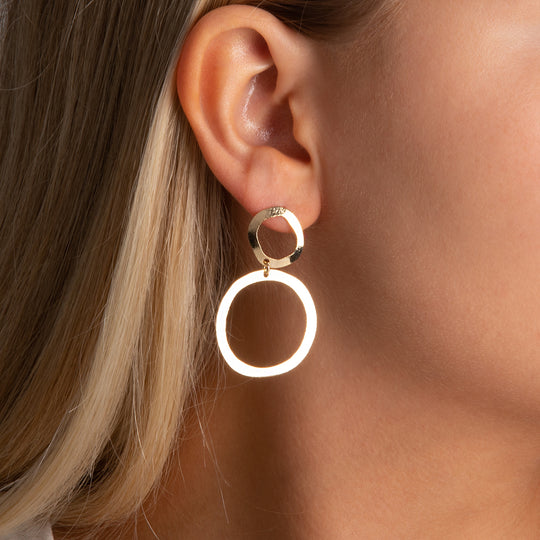 Double Circle Earrings