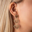 Triple Heart Earrings
