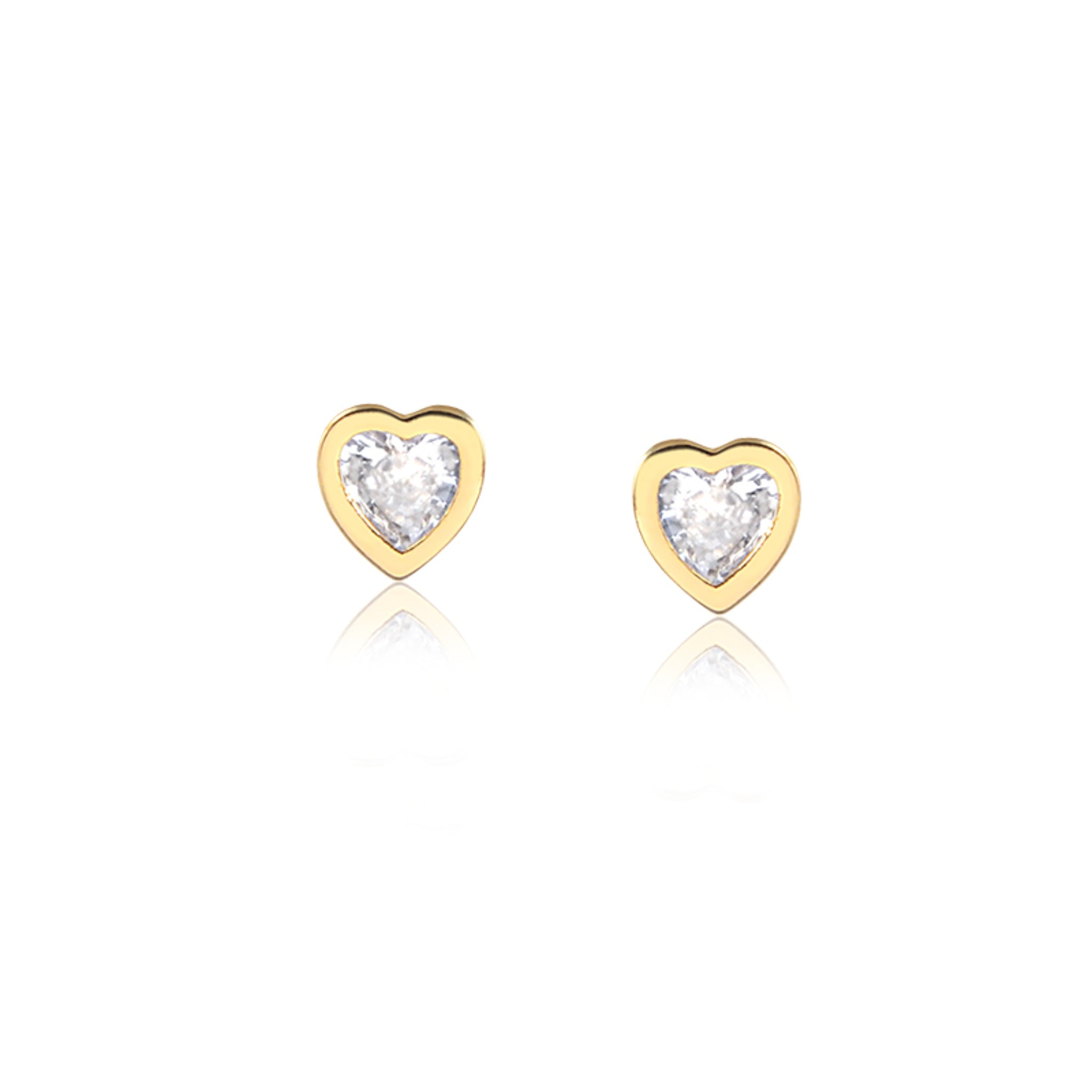 Crystal Heart Earrings
