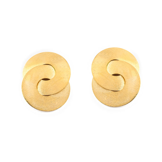 Swirl Gold Earrings