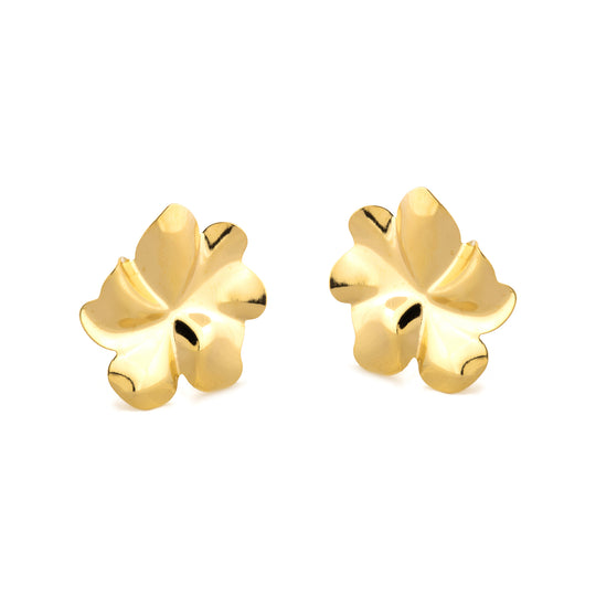 Gold Flower Earrings