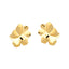 Gold Flower Earrings
