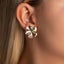 Gold Flower Earrings