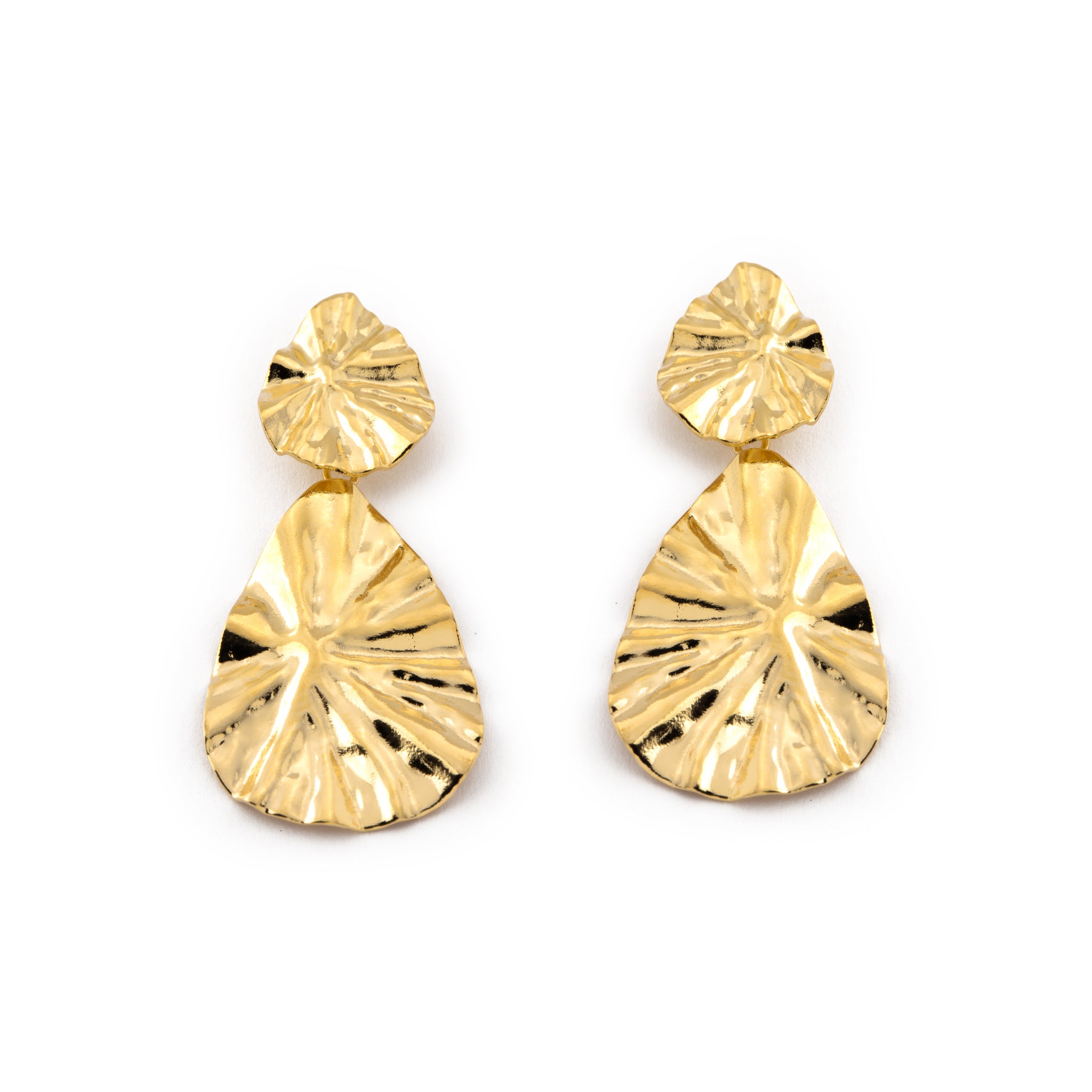 Gold Leaf Earrings