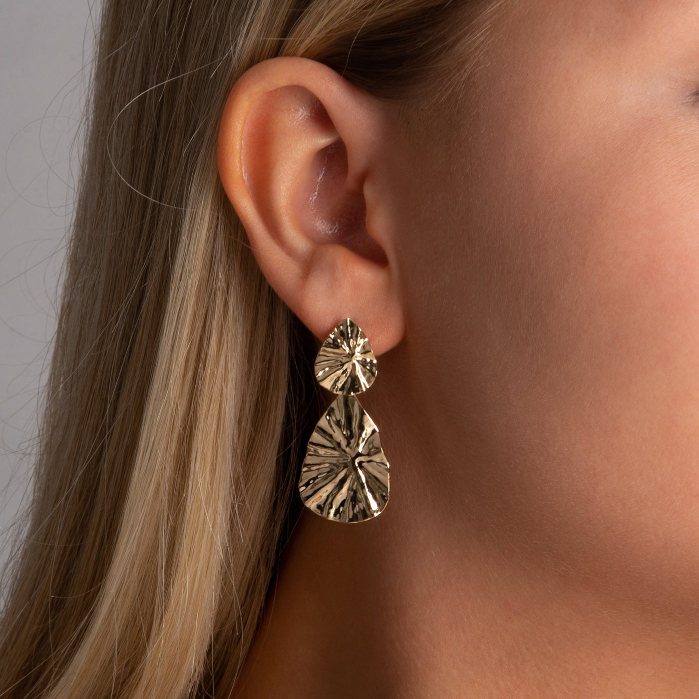 Gold Leaf Earrings