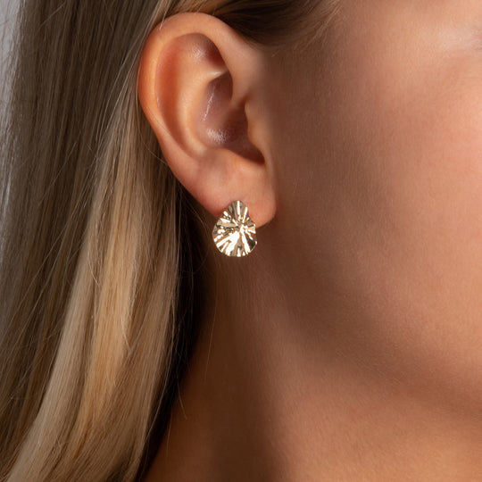 Gold Leaf Earrings