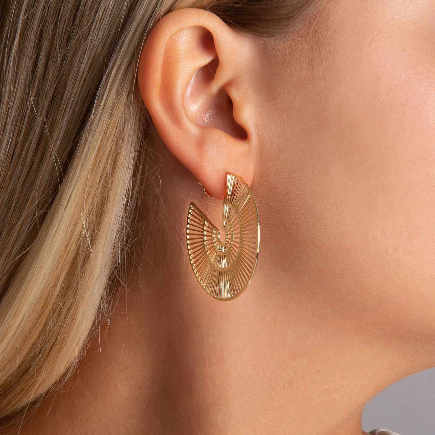 Chunky Hoop Earrings