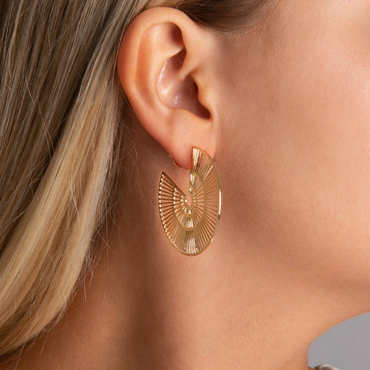 Chunky Hoop Earrings