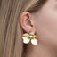 Gold Flower Earrings
