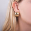 Round Stud Earrings