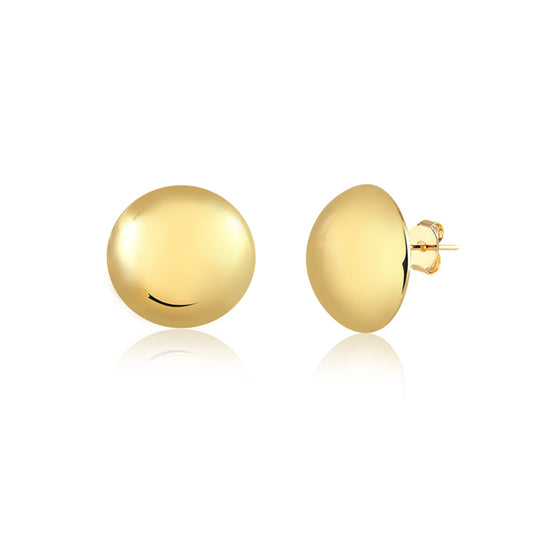 Round Stud Earrings