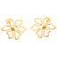Gold Flower Earrings