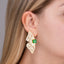 Emerald Butterfly Earrings