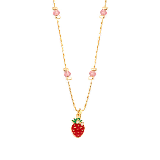 Sweet Strawberry Necklace